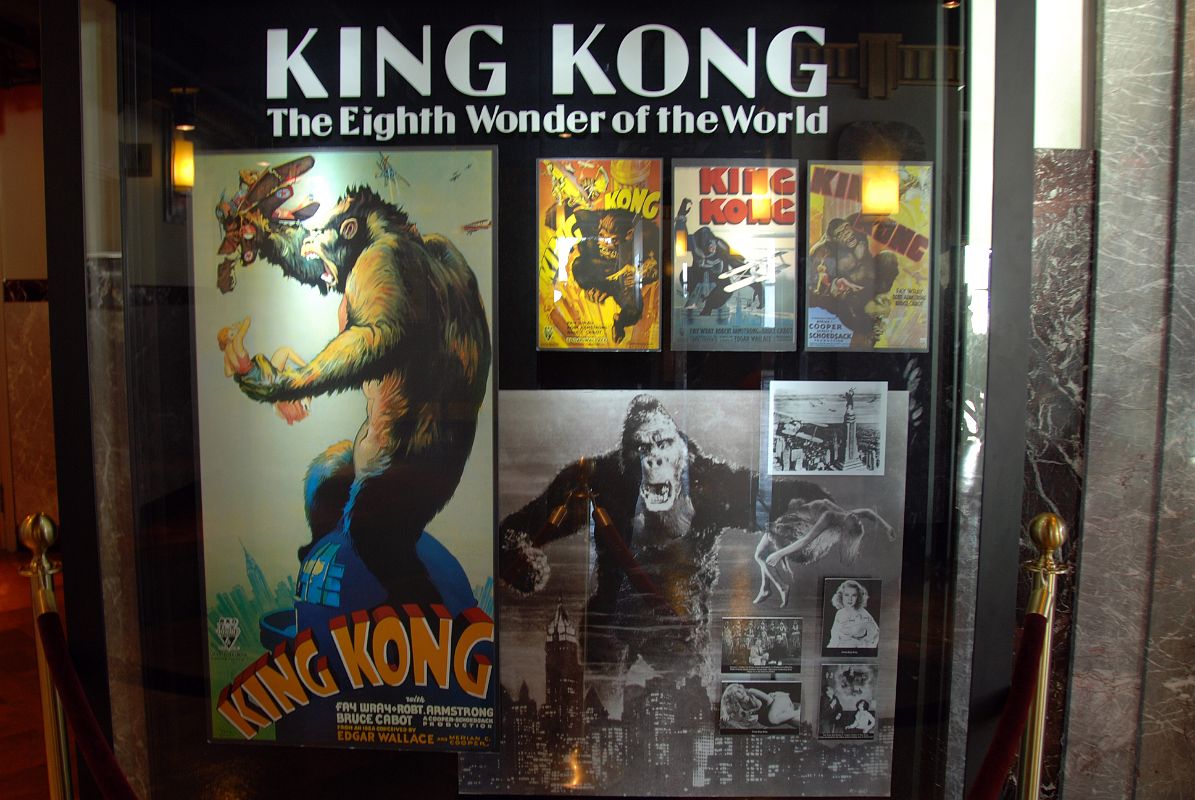 New York City Empire State Building 05B Inside Display Of King Kong The Eight Wonder Of The World Movie